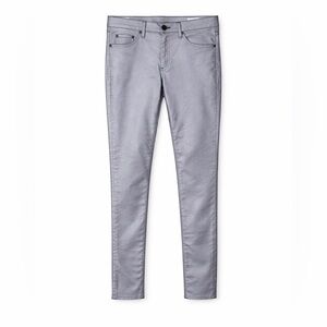 Rag & Bone Metallic Coated Legging Jeans Steel Silver Size 30 NWT